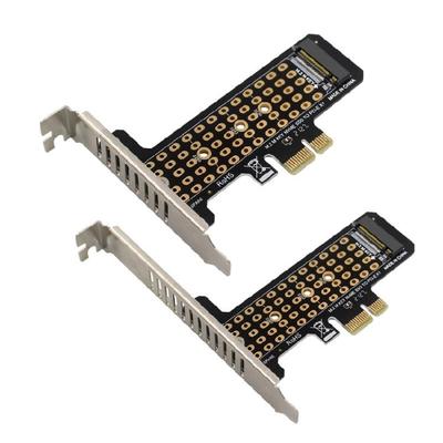 Versatility PH41X1 M.2NVME SSDs To PCIe X1 Adapter Card for M Key Drive with Cooling Design and LED Indicators