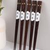 Elegant Rustic Reusable Plum Blossom Pattern Chopsticks Flatware Tableware Kitchen Utensils
