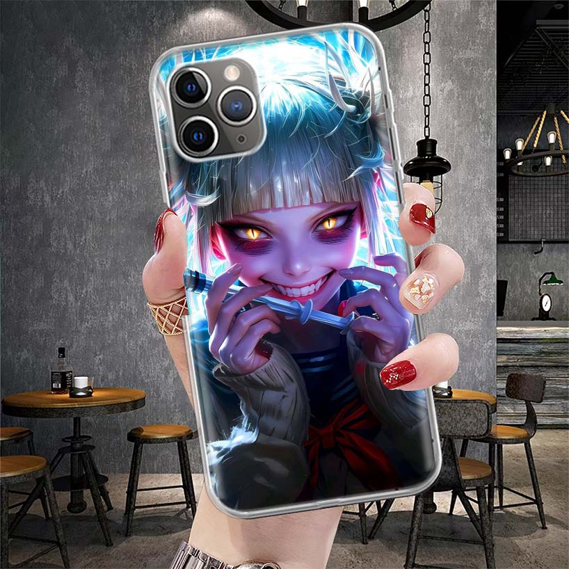 Himiko Toga My Hero Fashion Soft Phone Case For IPhone 11 17 Air 16E 16 Pro Max 15 + 14 Plus 13 Mini 12 Apple 7 SE 8 Fundas Coqu