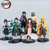 Anime Demon Slayer Kimetsu No Yaiba Figure Kamado Tanjirou Action Figure Agatsuma Zenitsu Nezuko Warrior PVC Model Toys