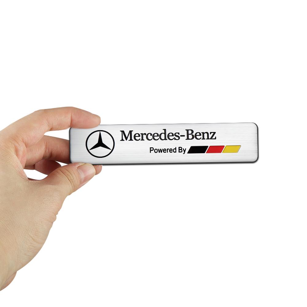 GLC GLB 3D Aluminum Emblem Car Window Body Car Side Fender Decoration Stickers for Mercedes Benz AMG W204 W213 W205 W211 Auto S