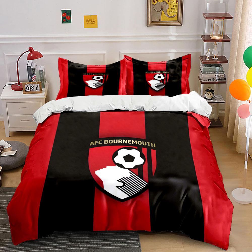 

Red-black stripes, AFC Bournemouth. Bedding sets Duvet cover sets Duvet covers Pillowcases(1 * Duvet Cover 2 * Pillowcases without duvet insert) 135x200cm
