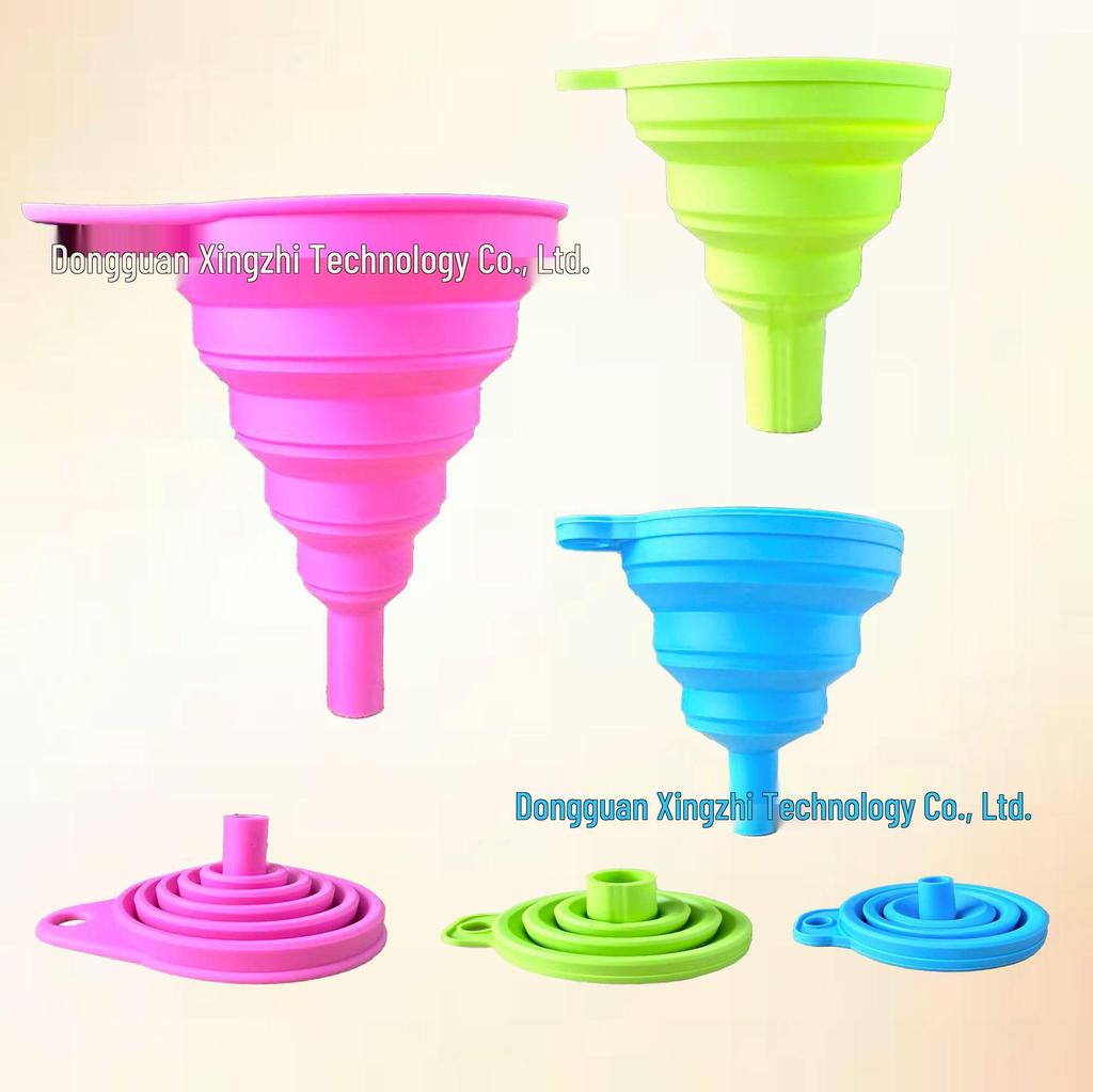 Food Grade Silicone Funnel - Heat Resistant Liquid Dispenser for Home Use