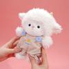 Plush Sheep Dressup Doll With Bow For Childrens Gift And Playtime
