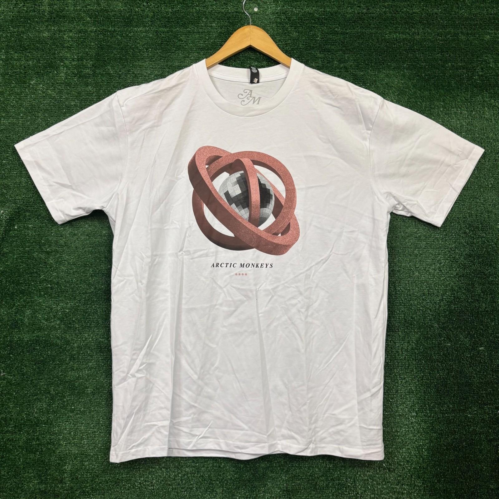 Arctic Monkeys Distorted Mirrorball North American Tour T Size 2XL Unisex T-Shirt XXXL