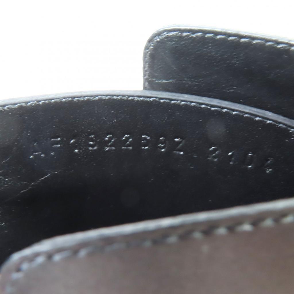 Hermes Short Boots Neo Kelly Buckle Black Leather Women 37 Used
