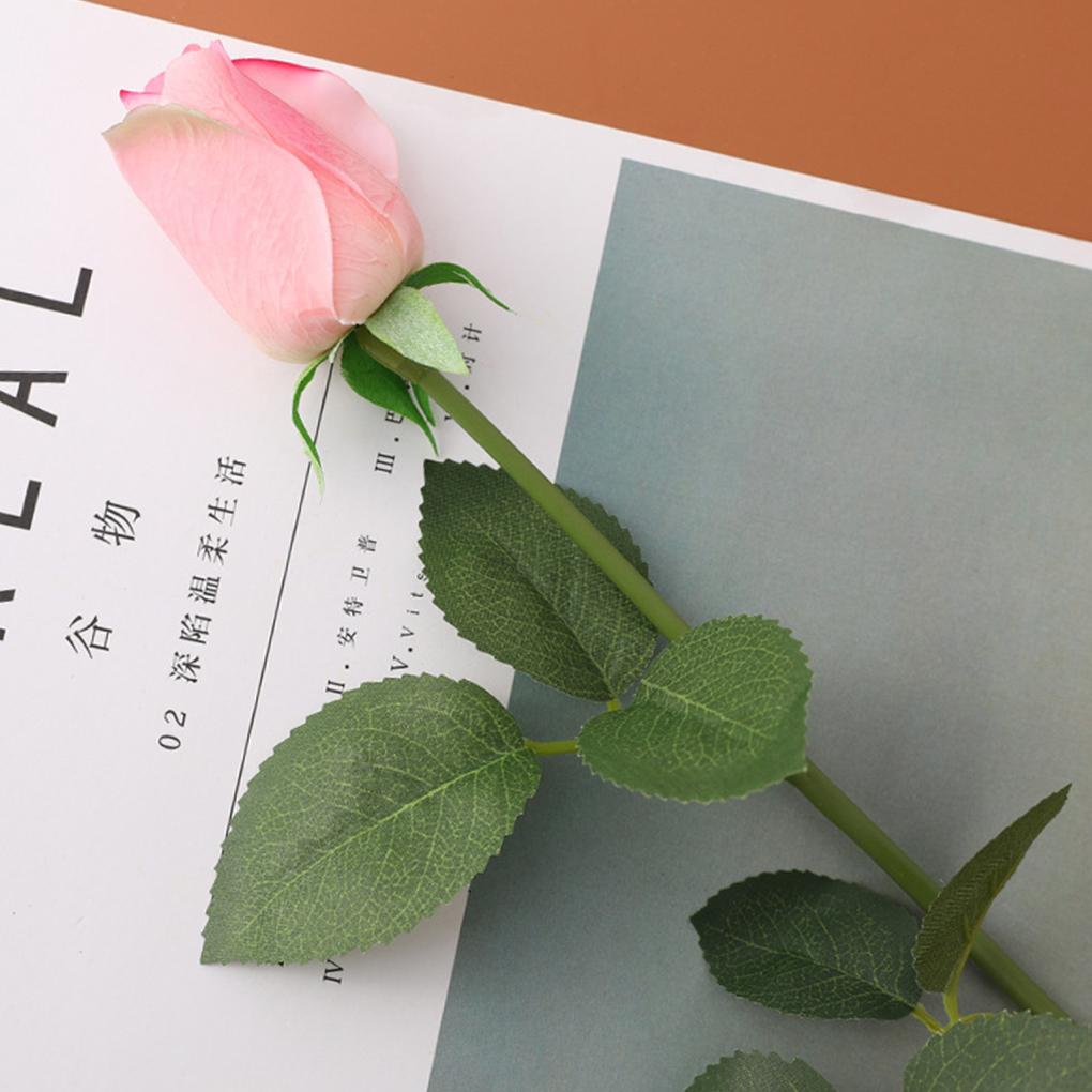 5pcs Artificial Rose Flowers Adjustable Simulation Flower Bouquet Decoration for Party Wedding