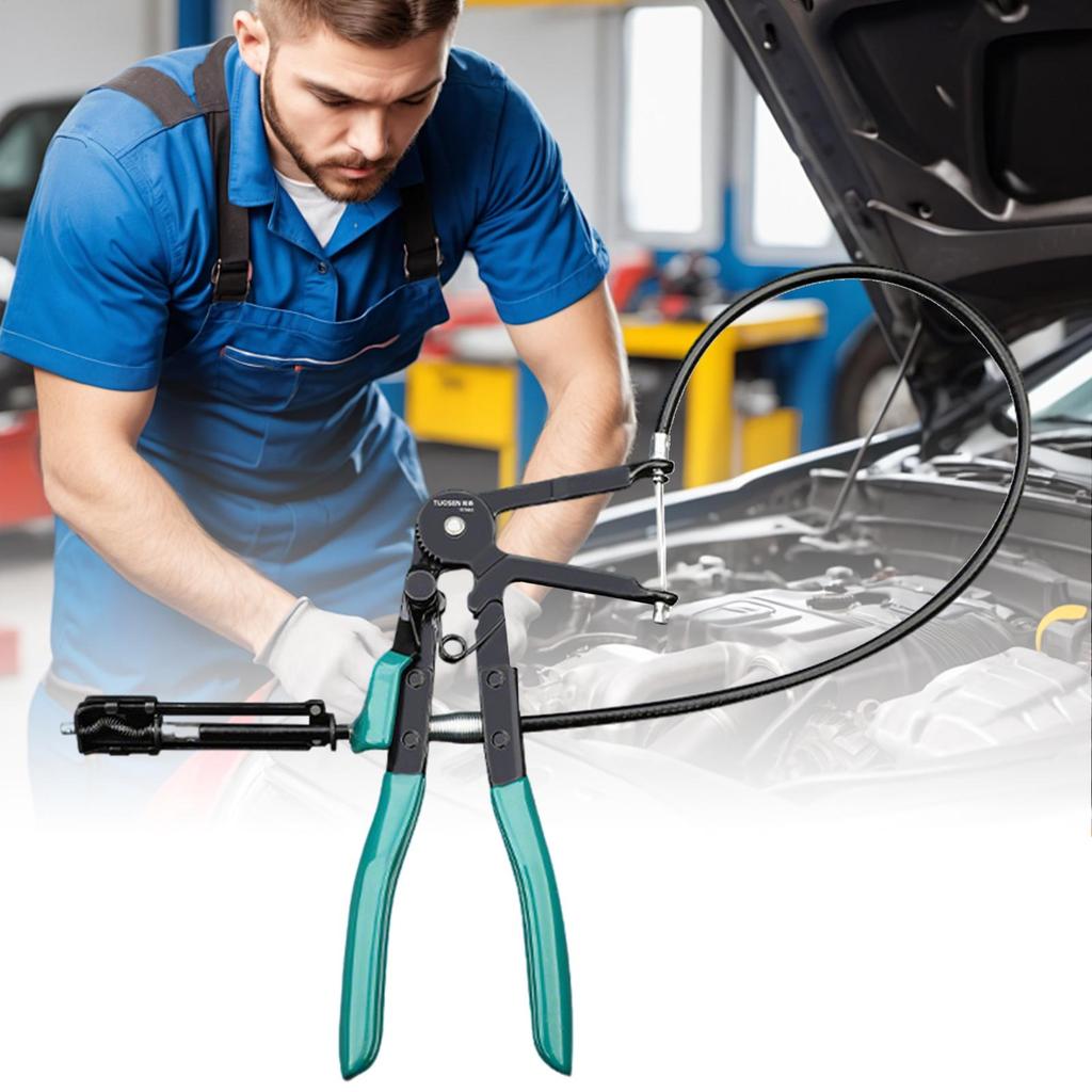 Radiator Hose Clamp Pliers Long Reach Flexible Maintenance Tools Hose Clamp Removal Tool For Radiator Heater Removal Coolant