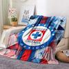 Cruz Azul Flannel Blanket, High quality Comfortable for All Seasons, Home Decor, Warmth and Comfort