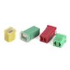 20pcs Rectangle Fuse Set Standard Car Fuse Assortment Kit 20A 30A 40A 50A 60A for Japan and USA Car