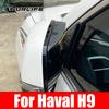 Für Haval H9 2015 2016 2017 2018 2022 Auto Rückspiegel Augenbraue PC Material Spiegel Regen Auto Dekoration