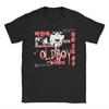 Herren Oldboy Film T-Shirts Reine Baumwolle Kleidung Einzigartiges Kurzarm O-Ausschnitt T-Shirt Druck T-Shirt