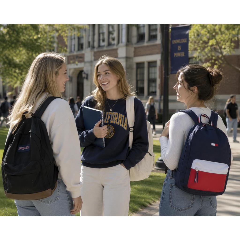 Tommy Hilfiger Joe Colorblock Backpack Navy
