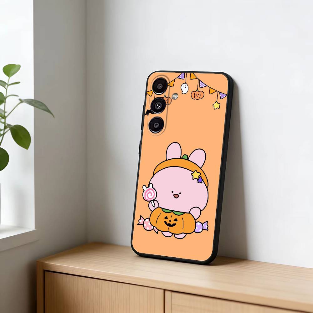 Cartoon A-Asamimichan Handyhülle Für Samsung Galaxy A20,21s,22,31,32,52,53,72,73,80,91 Weiche Schwarze Hülle