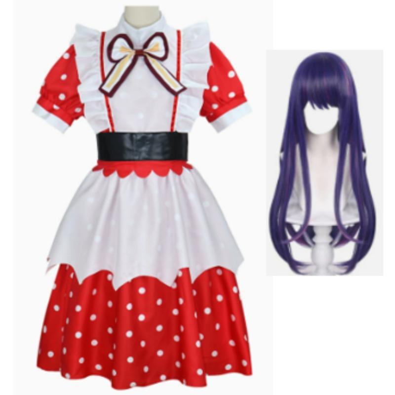 Anime Oshi No Ko Ruby Hoshino Kana Arima Cosplay Kostým Modrá Školní Uniforma Akce Karnevalový Oblek Celá Sada Ruby Cosplay