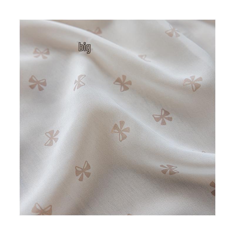 TEMU Translucent Chiffon Butterfly Floral Curtains for Bay Windows & Living Rooms