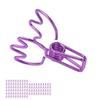 100Pcs Crown Shape Paper Clips Cartoon Cute Metal Binder Clips for Office Supplies School Document Ticket Handbook