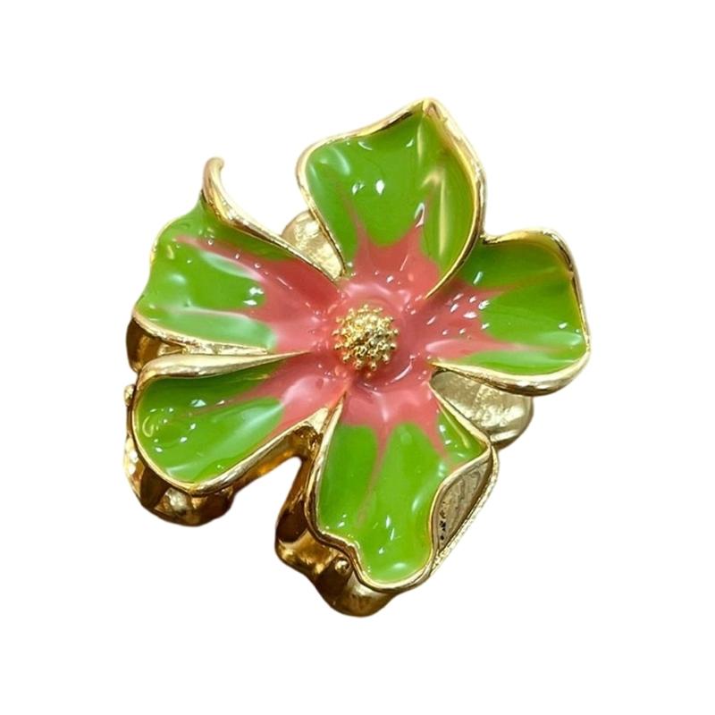 Creative Floral Claw Hairpins Elegant Hair Accessories Strong Hold Fashion Hair Accessories for Daily Prom Occasion