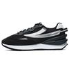 Jogger 3 Ткань Синтетическая кожа Дышащие Удобные Спортивные Низкие Повседневные Кроссовки Мужские кроссовки Черный Серебристый F12M232148FBD