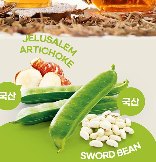 Herbal Tea Blend with Jerusalem Artichoke & Sword Bean for Daily Wellness
