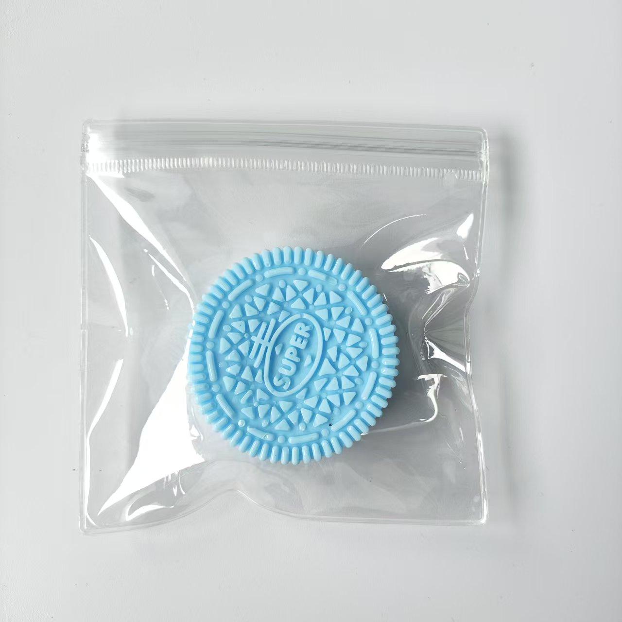 Kleurrijk Koekje Squishy Speelgoed Mini Koekje Vormig Fidget Knijpspeelgoed Zacht TPR Stressverlichting Decompressie Hand Speelgoed Voor Kinderen Volwassenen