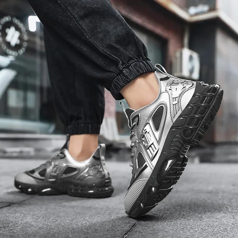 Pánské boty Tenisky Pánské tenisky Luxusní boty Pánské ležérní Trenér Závody Prodyšné módní povaleče na běhání Boty pro muže