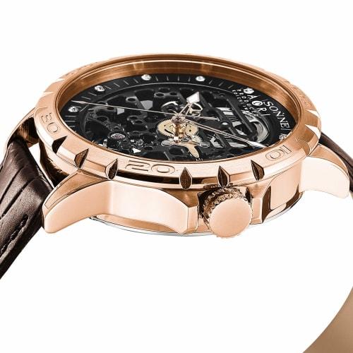 Sonne Men's Brown Watch H023 H023PG-BW