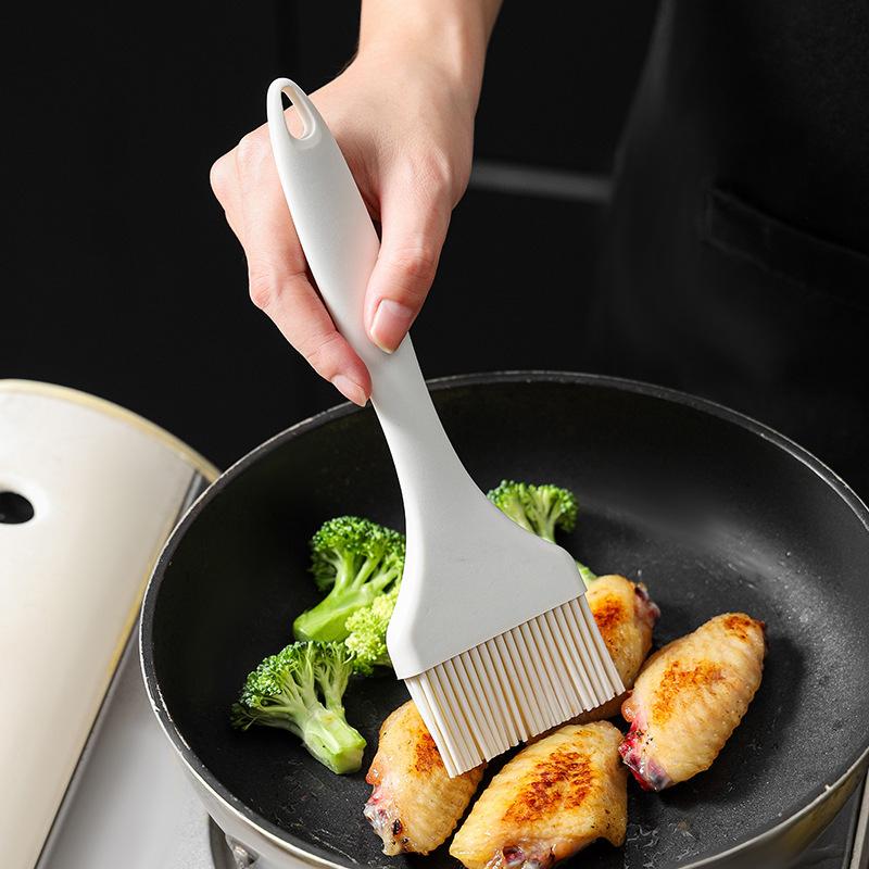 Wide Silicone Oil Brush Pancake Brush Baking Resistant To High Temperatures Without Shedding Kitchen And Household Sauce Brush