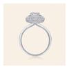 Customizable 925 Sterling Silver Moissanite Diamond Wedding Engagement Ring for Women Fashion Jewelry 1 PC