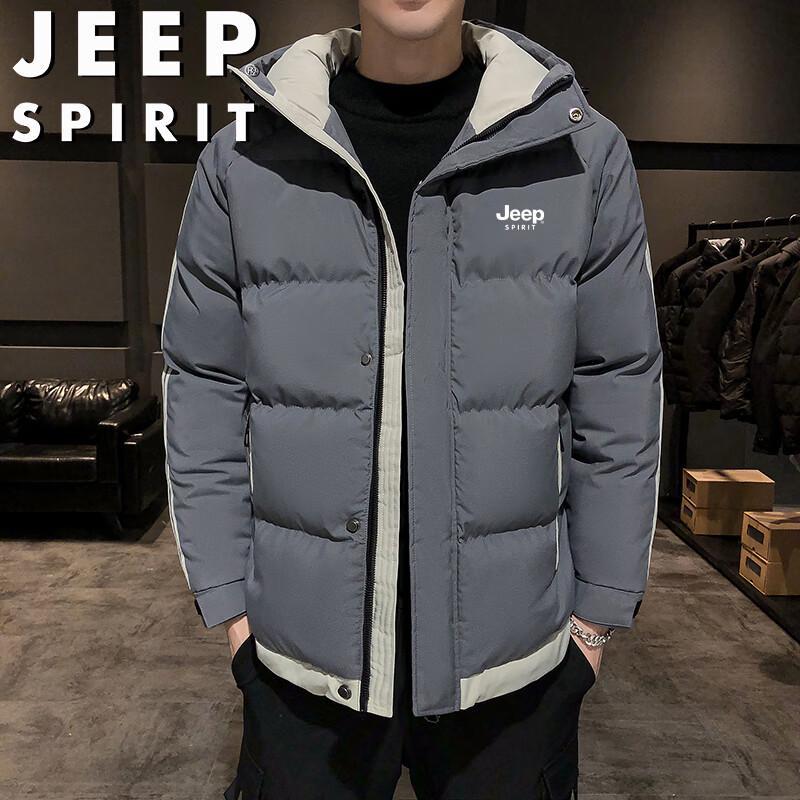 JEEP SPIRIT Men's Hooded Winter Puffer Jacket