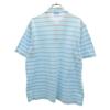 LACOSTE made in Japan Border Pattern Short sleeve Half zip Polo shirt Men's Used