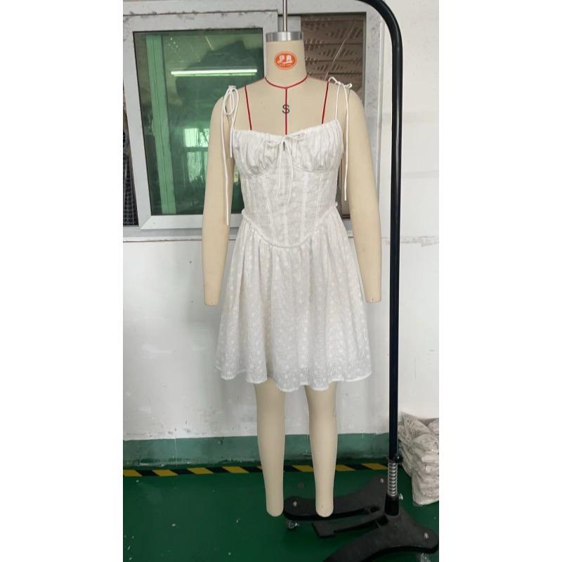 Damen Einfarbiges, gerüschtes Abschlussball-Minikleid, Spicy Girl Party, Hosenträger-Blasenkleid, Weiblich, Klassisch, Geburtstag, Cinderella-Taille, Kleid