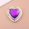 Heart Shaped Folding  Handbag Hook Bag Hanger Portable Foldable Table Hook Organizer Table Side Hooks Bag Accessories