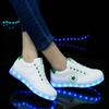 Stylish And Breathable Luminous Led Lighted Fashion Flats Kids Shoes Sneakers Sports