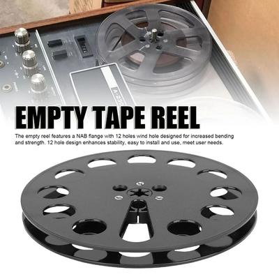 1/4" Width Sound Tape Takeup Reel 7inch Empty Tape Reel for TEAC/ReVox Studer Recording Equipment