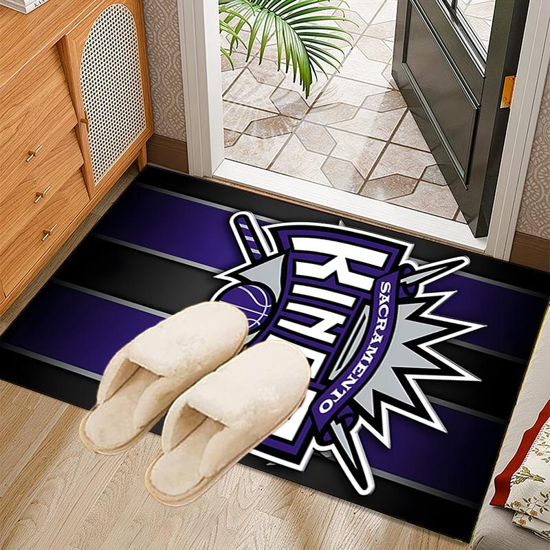Sacramento Basketball Logo Rug Office Carpet Non-Slip Mat, Chair Rug Floor Covering for Gaming, Bedroom, Living Room , Home Decor Christmas Gift