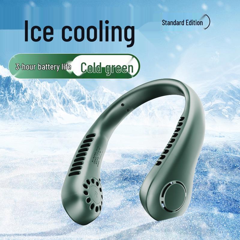 2025 Portable Leafless Neck Fan – Wearable Cooling Air Conditioner 3000mAh