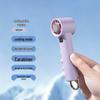 Cross-Border High-Speed Handheld USB Mini Fan with Hanging Buckle and Cooling Ice Pack.