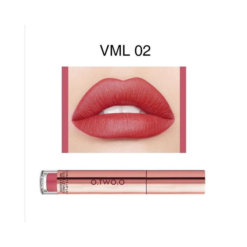 O.TWO.O - Matte Velvet Lip Gloss - 4 COLORS