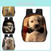 Large Capacity 15 Inch Lightweight Dog Backpack For School Kids Oxford Cloth