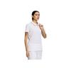 adidas Club Tennis Polo Shirt With Colorblock Logo Women Tops White IV7581