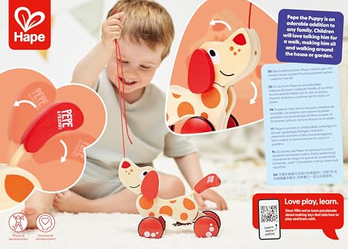 Hape Pepe the Dog Pull Toy