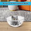 Acrylic Cat Nest 32X15CM Pet Cat Clear Acrylic Bed Play Toy Animals Sleeping Furniture For Shelter Balcony Small Activity Center
