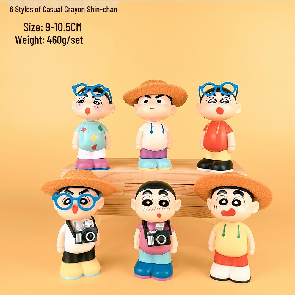 Crayon Shin-chan Traveler Casual Weekend Doll Figure Ornament