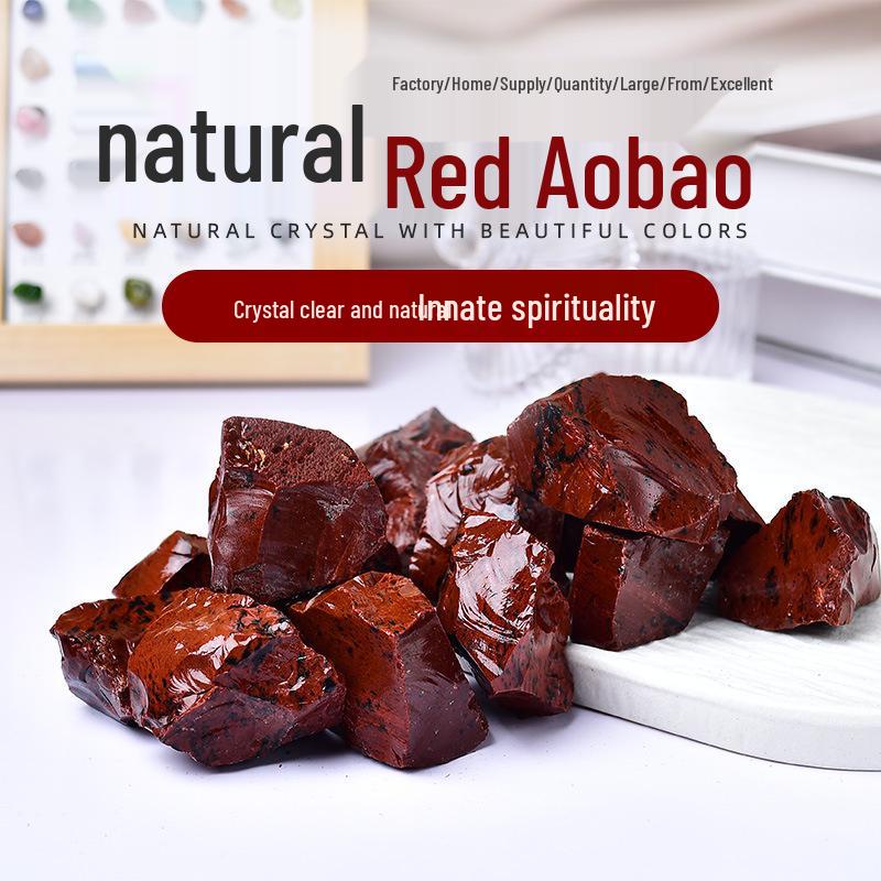 Кристальный аромакамень Красный Опал Декор для дома 1-2cm 100g