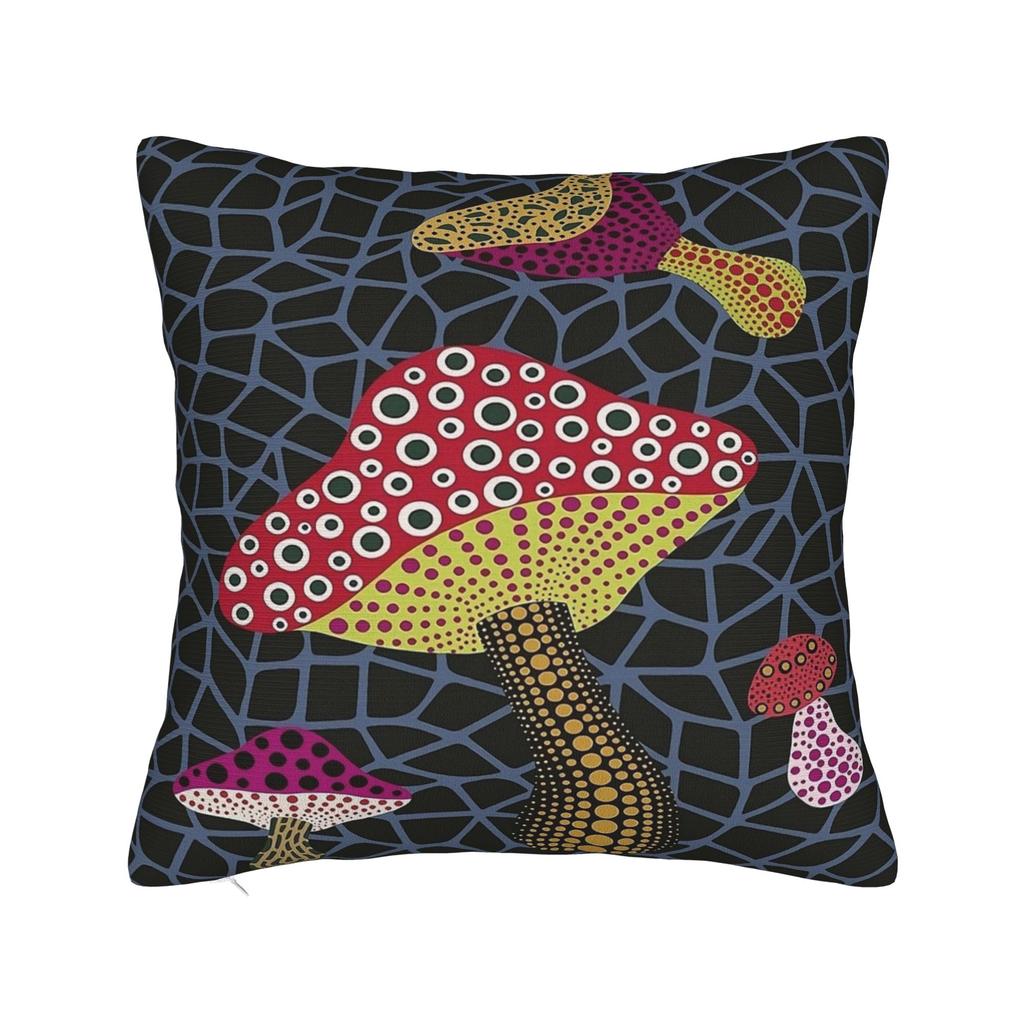 Yayoi K-Kusama Pillowcase Double-Sided Printing Polyester Cushion Cover Decor Throw Pillow Case Cover Home Square 45X45Cm