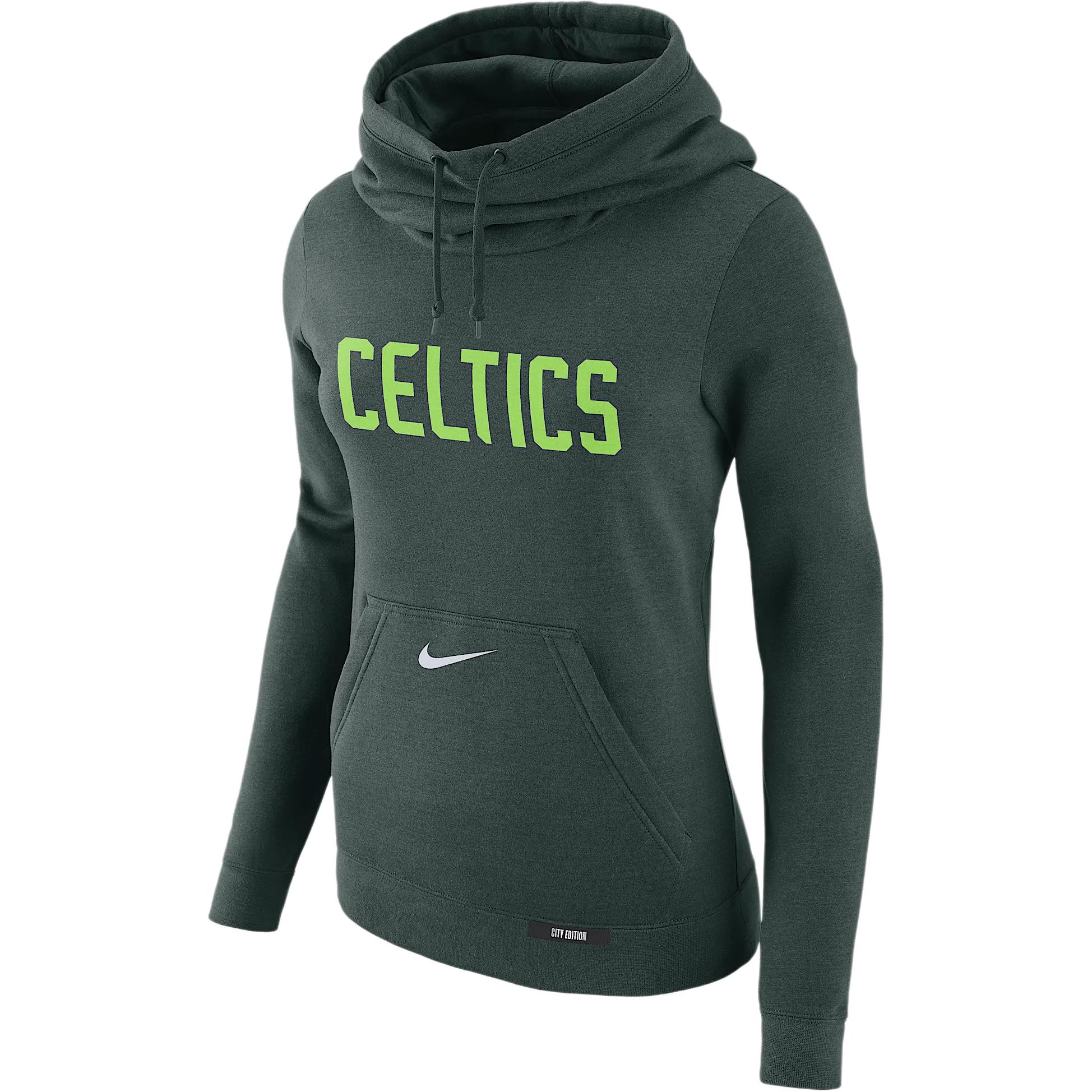 

Nike Letter Logo Printed Hooded Pullover Long Sleeve Sweatshirt Women sweatshirt Dark-Green FZ0413-330 S