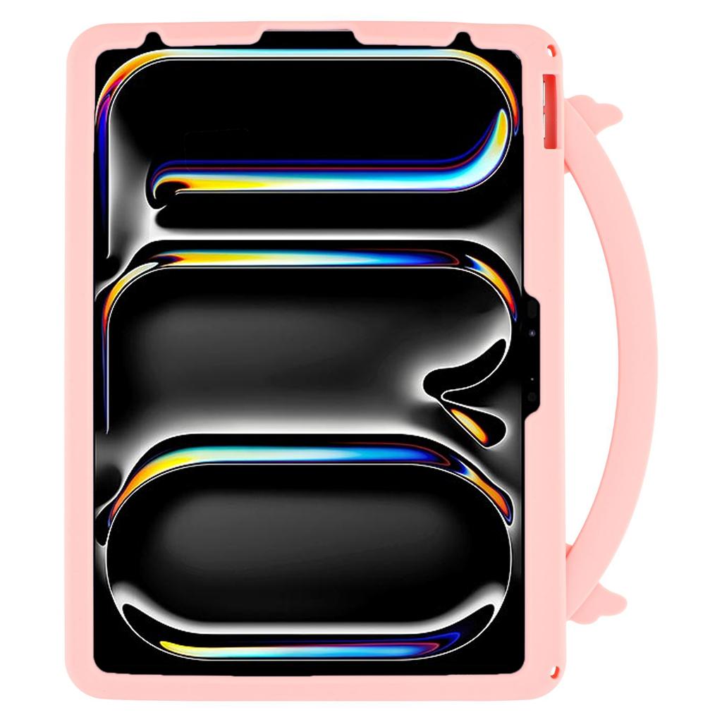 Tablet Case For iPad Air 11 /(2024)/Pro 11 /11 (2024)/(2022)/(2021)/(2020)/(2018)/Air (2022)/(2020) Handle Rotating Kickstand Unicorn Silicone Cover