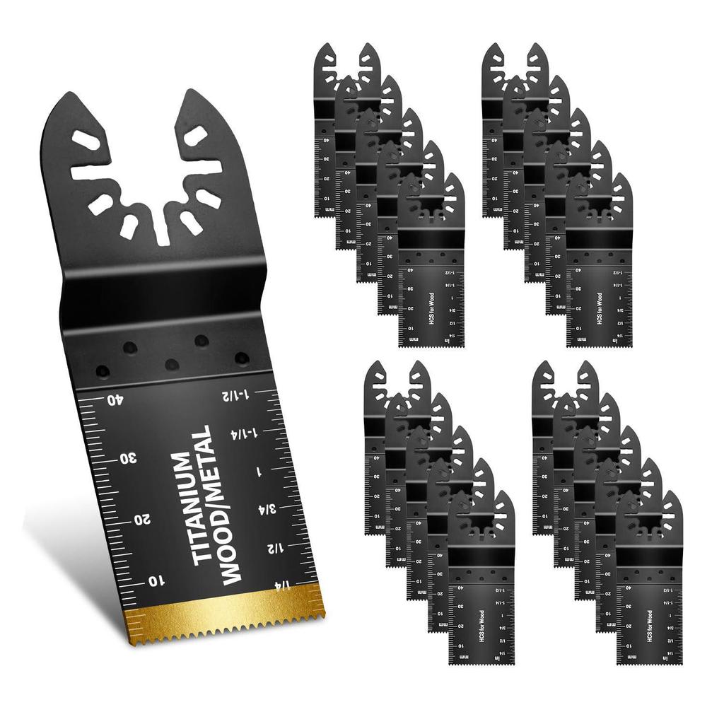 72-teiliges Universal-Bi-Metall-Oszilliersägeblatt-Set für Holz- und Metallzuschnitt