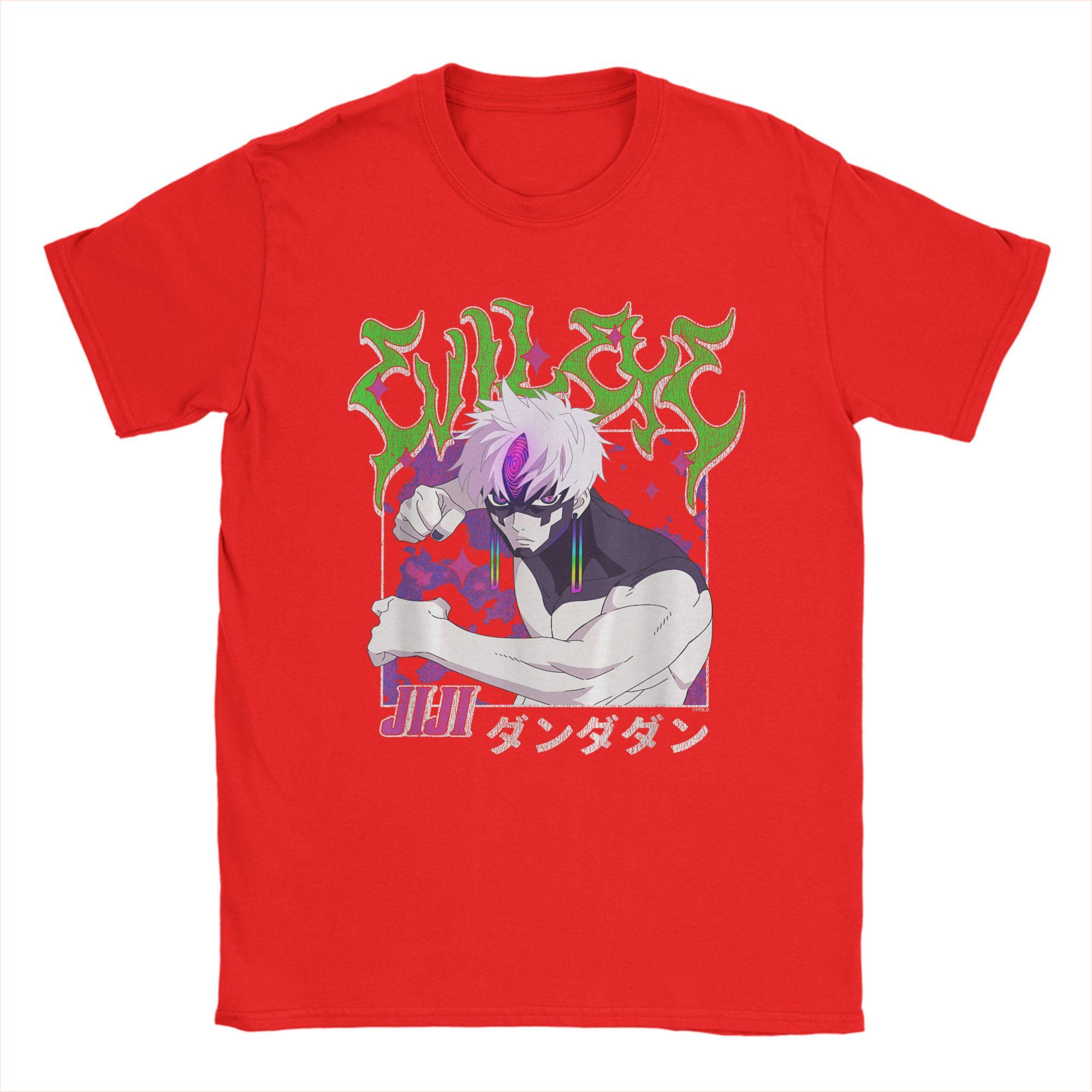 

Dan Da Dan Jiji Evil Eye Transformation Supernatural Anime Unisexs T Shirt Tees Short Sleeve Crewneck TShirts Gift Idea Tops S